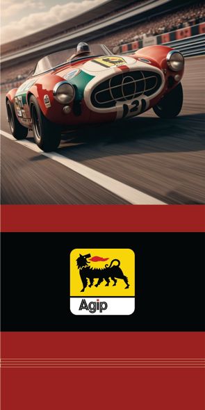 &quot;Agip Racing&quot;, Acrylglasbild