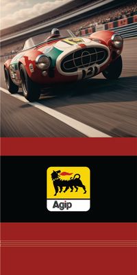 &quot;Agip Racing&quot;, Acrylglasbild