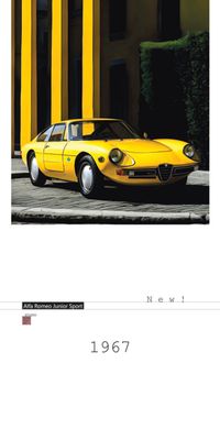 &quot;Alfa Romeo Junior Sport NEW !&quot;, Acrylglasbild