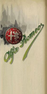 &quot;Alfa Romeo Plakat B&quot;, Acrylglasbild