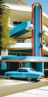 &quot;ART DECO 6&quot;, Acrylglasbild