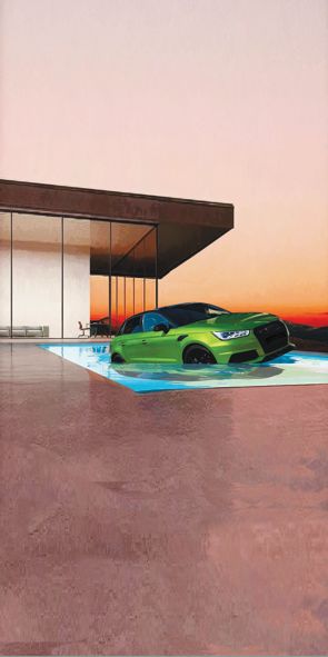 &quot;AUDI 2&quot;, Acrylglasbild