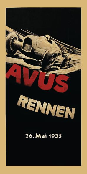 &quot;AVUS&quot;, Acrylglasbild