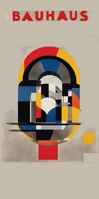 &quot;BAUHAUS 1&quot;, Acrylglasbild