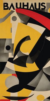 &quot;BAUHAUS 3&quot;, Acrylglasbild