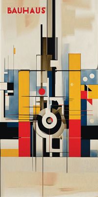 &quot;BAUHAUS 6&quot;, Acrylglasbild