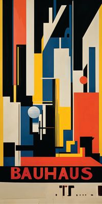 &quot;BAUHAUS 13&quot;, Acrylglasbild