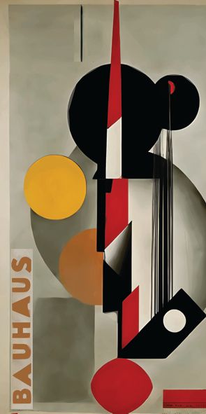 &quot;BAUHAUS 15&quot;, Acrylglasbild