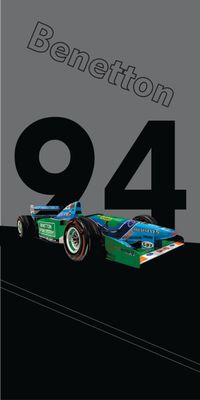 &quot;Benetton Ford B194&quot;, Acrylglasbild