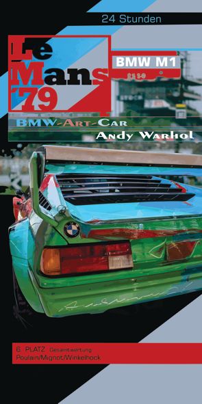 &quot;BMW Andy Warhol&quot;, Acrylglasbild