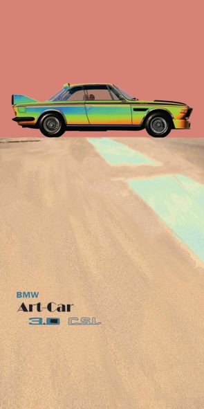 &quot;BMW Art Car&quot;, Acrylglasbild