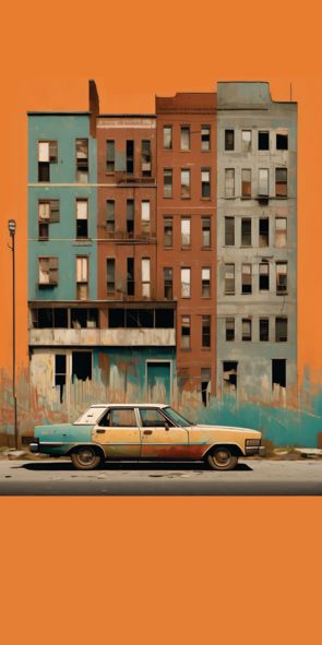 &quot;BRONX 1978&quot;, Acrylglasbild