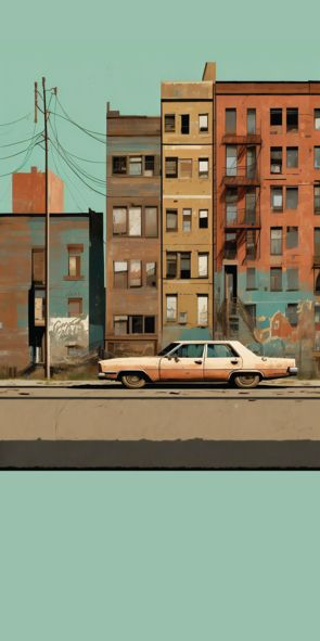 &quot;BRONX 1974&quot;, Acrylglasbild