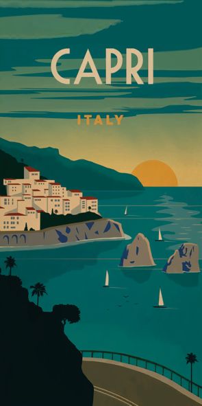 &quot;CAPRI III&quot;, Acrylglasbild