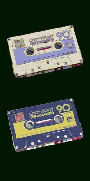 &quot;CASSETTE&quot;, Acrylglasbild