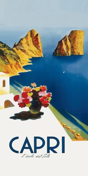 &quot;CAPRI I&quot;, Acrylglasbild