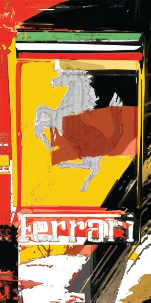 &quot;cavallino&quot;, Acrylglasbild