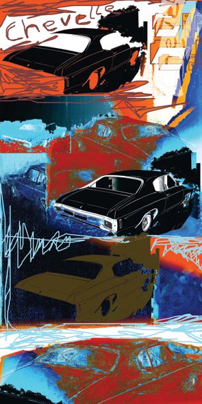&quot;Chevelle STREET&quot;, Acrylglasbild