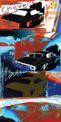 &quot;Chevelle STREET&quot;, Acrylglasbild