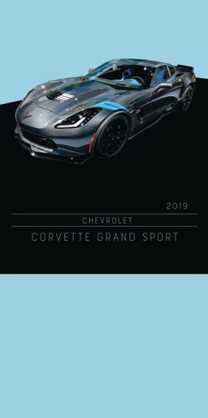 &quot;Chevrolet Corvette Grand Sport&quot;, Acrylglasbild