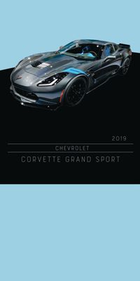 &quot;Chevrolet Corvette Grand Sport&quot;, Acrylglasbild