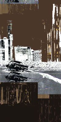 &quot;city 3&quot;, Acrylglasbild