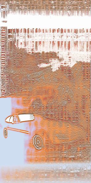 &quot;Daytona STREET&quot;, Acrylglasbild