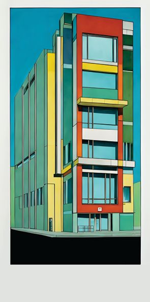 &quot;dessau 4&quot;, Acrylglasbild