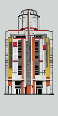 &quot;dessau 5&quot;, Acrylglasbild