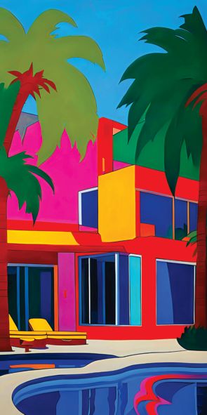 &quot;farben no. 1&quot;, Acrylglasbild