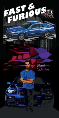 &quot;Fast and Furious&quot;, Acrylglasbild