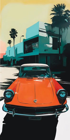 &quot;FLORIDA 3&quot;, Acrylglasbild