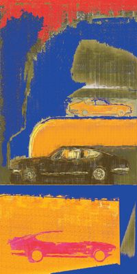 &quot;Fiat Dino STREET&quot;, Acrylglasbild