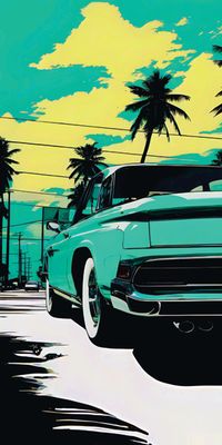 &quot;FLORIDA 4&quot;, Acrylglasbild