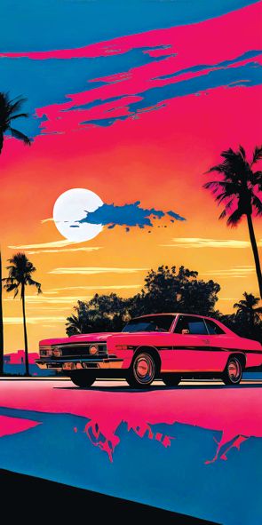 &quot;FLORIDA 7&quot;, Acrylglasbild