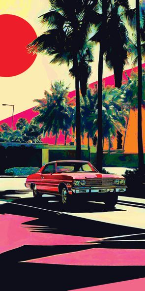&quot;FLORIDA 19&quot;, Acrylglasbild