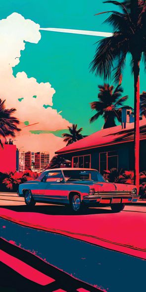 &quot;FLORIDA 8&quot;, Acrylglasbild