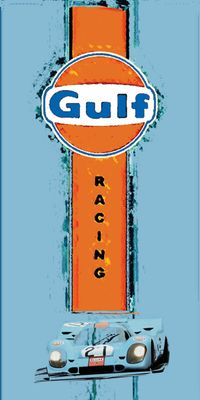&quot;GULF&quot;, Acrylglasbild