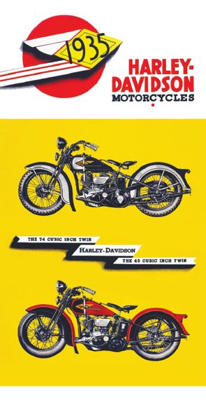 &quot;Harley 1935&quot;, Acrylglasbild