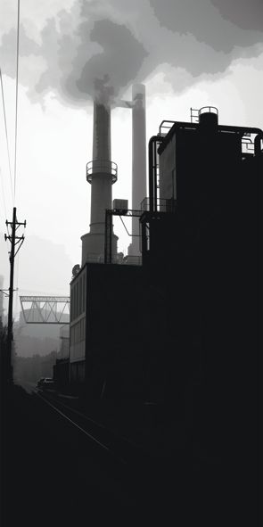 &quot;INDUSTRIE A&quot;, Acrylglasbild