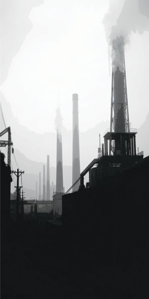 &quot;INDUSTRIE D&quot;, Acrylglasbild