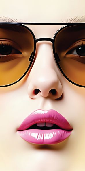 &quot;#sunglasses D&quot;, Acrylglasbild