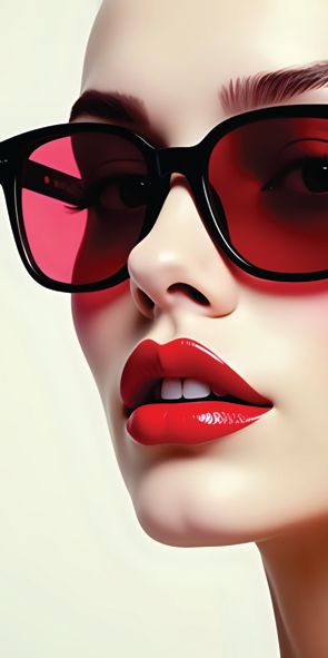 &quot;#sunglasses B&quot;, Acrylglasbild