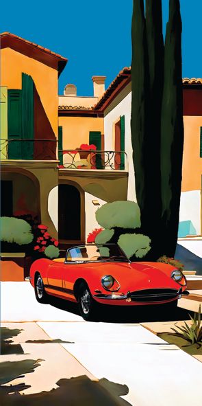 &quot;ITALIEN 1&quot;, Acrylglasbild