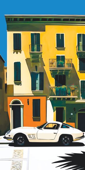 &quot;ITALIEN 5&quot;, Acrylglasbild