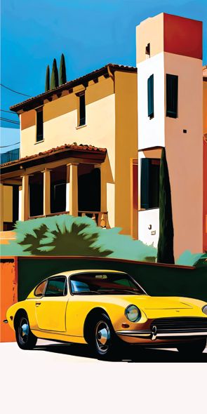 &quot;ITALIEN 7&quot;, Acrylglasbild