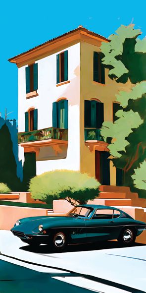 &quot;ITALIEN 3&quot;, Acrylglasbild