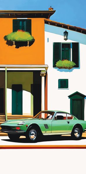 &quot;ITALIEN 4&quot;, Acrylglasbild