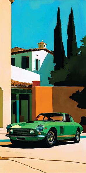 &quot;ITALIEN 18&quot;, Acrylglasbild