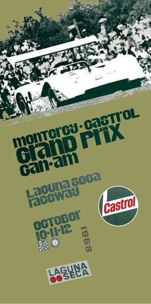 &quot;Laguna Seca 1968&quot;, Acrylglasbild